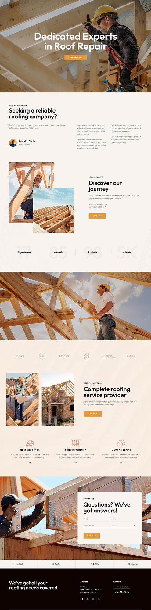Elevate Your Roofing Business with a Professional Website Design