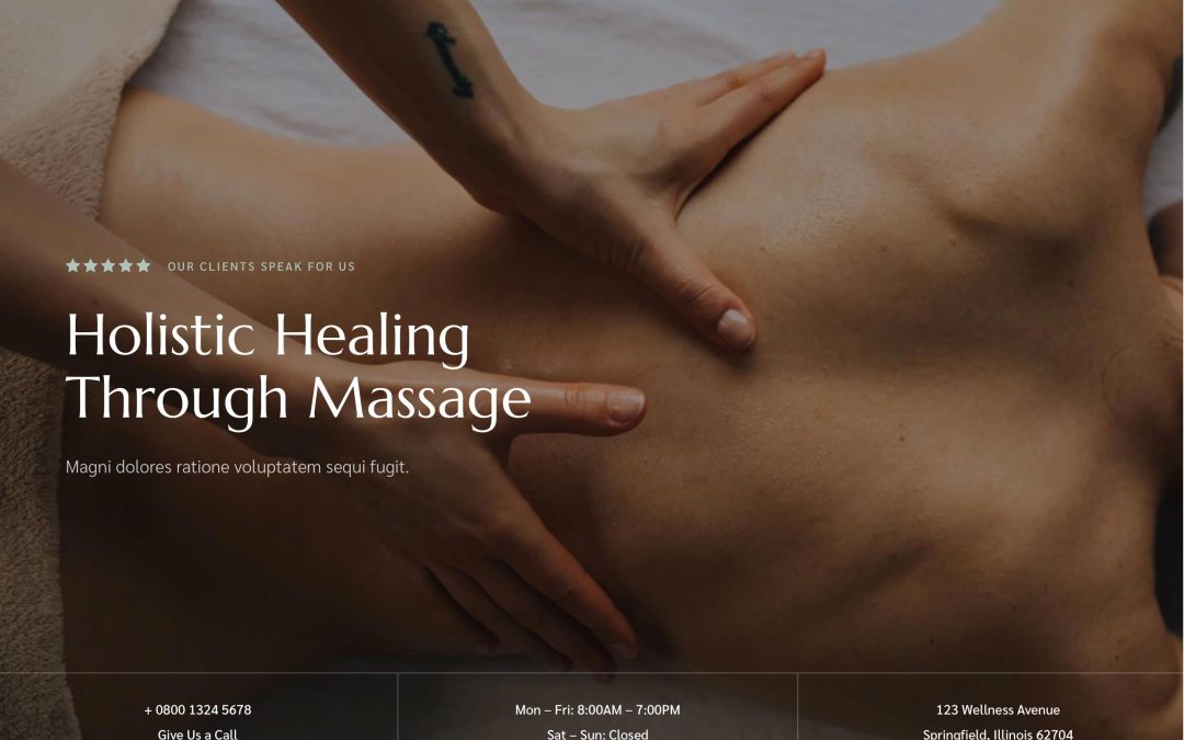 Why Your Massage Therapy Business Needs a Professional Website